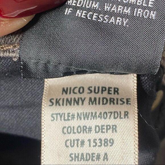 Hudson | Nico Super Skinny Mid Rise Stretch Jeans - Picture 5 of 8